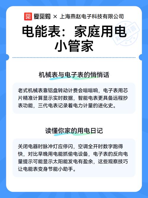 家庭用电小管家 电能表如何守护你的每一度电